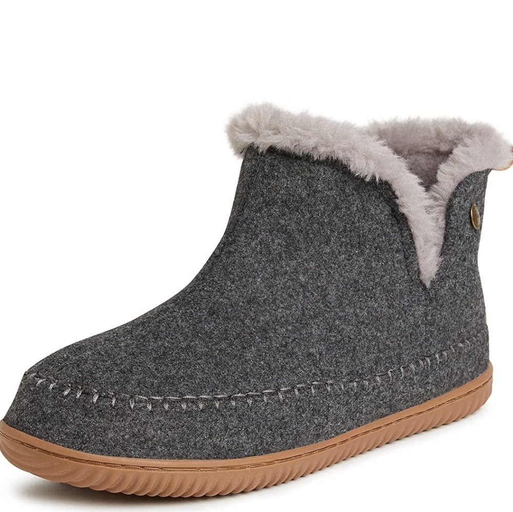 Dearfoams Men's Alpine Brixen Indoor/Outdoor Memory Foam Comfort Boot size large